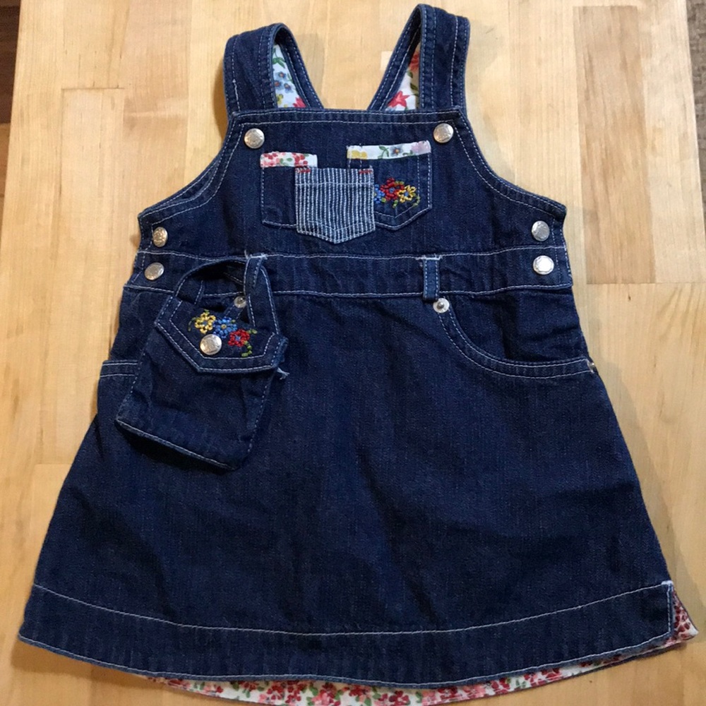 Oshkosh baby girl overall dress